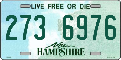 NH license plate 2736976