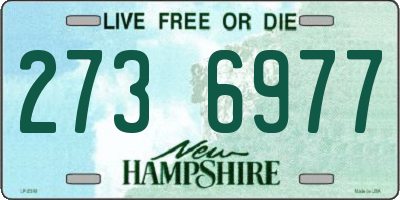 NH license plate 2736977