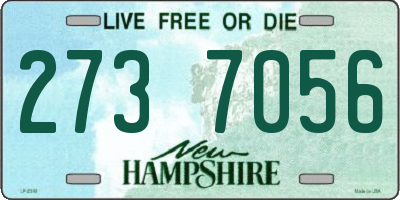 NH license plate 2737056
