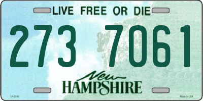 NH license plate 2737061