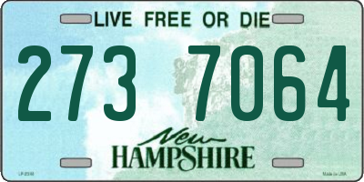NH license plate 2737064
