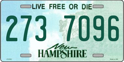 NH license plate 2737096