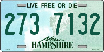 NH license plate 2737132