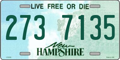 NH license plate 2737135