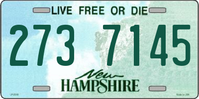 NH license plate 2737145