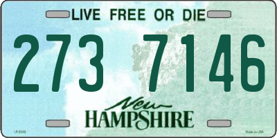 NH license plate 2737146