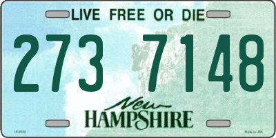 NH license plate 2737148