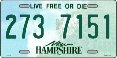 NH license plate 2737151