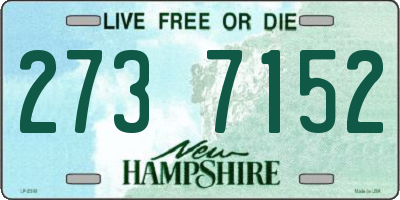 NH license plate 2737152
