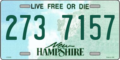 NH license plate 2737157
