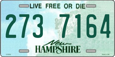 NH license plate 2737164