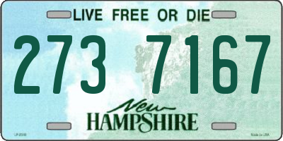 NH license plate 2737167