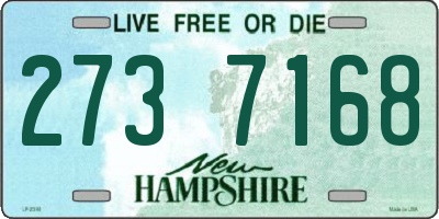 NH license plate 2737168