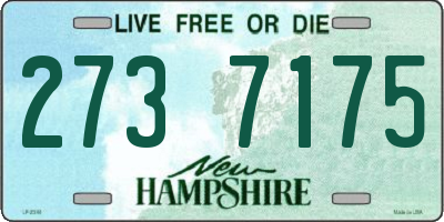 NH license plate 2737175