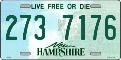 NH license plate 2737176