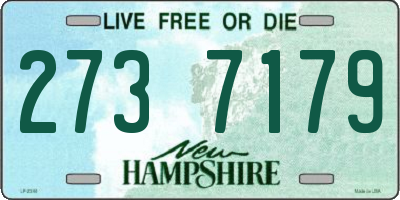 NH license plate 2737179