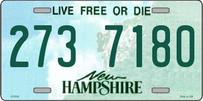NH license plate 2737180