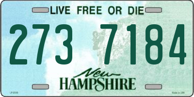 NH license plate 2737184