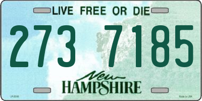 NH license plate 2737185
