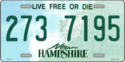 NH license plate 2737195