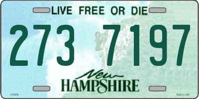 NH license plate 2737197