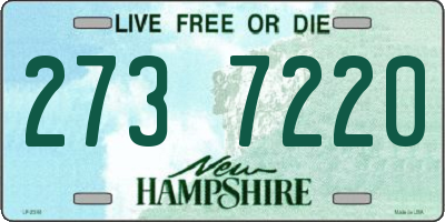 NH license plate 2737220