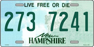 NH license plate 2737241
