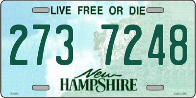NH license plate 2737248