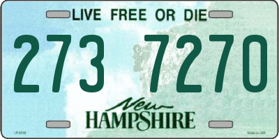 NH license plate 2737270