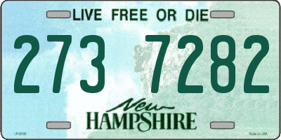 NH license plate 2737282