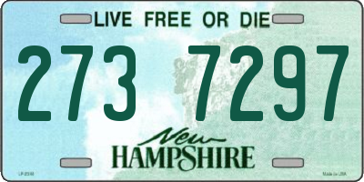 NH license plate 2737297