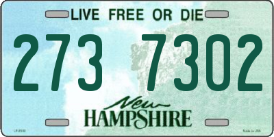 NH license plate 2737302