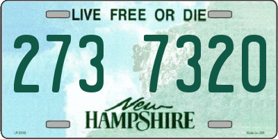 NH license plate 2737320