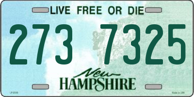 NH license plate 2737325