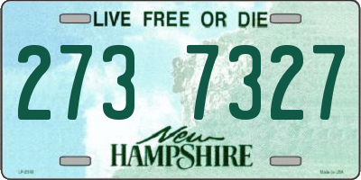NH license plate 2737327