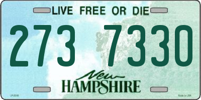 NH license plate 2737330