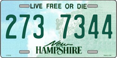 NH license plate 2737344
