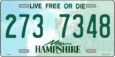 NH license plate 2737348