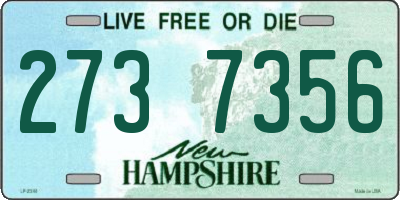 NH license plate 2737356