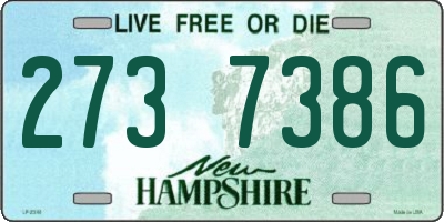 NH license plate 2737386