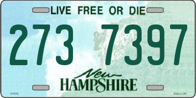 NH license plate 2737397