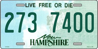NH license plate 2737400