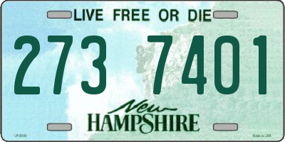 NH license plate 2737401