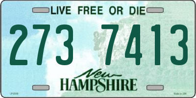NH license plate 2737413