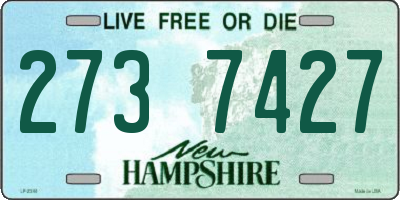 NH license plate 2737427