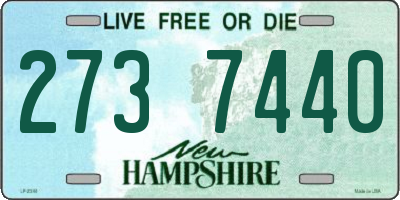 NH license plate 2737440