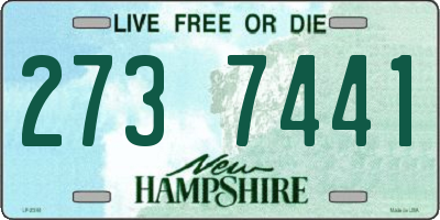 NH license plate 2737441