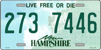 NH license plate 2737446