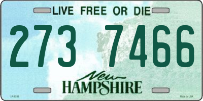 NH license plate 2737466