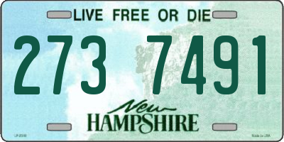 NH license plate 2737491